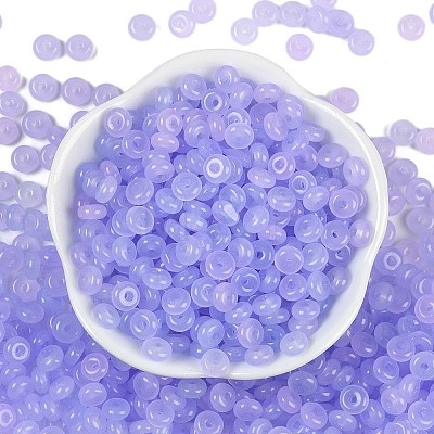 Transparent Colours Glass Seed Beads SEED-P008-01B-05-1