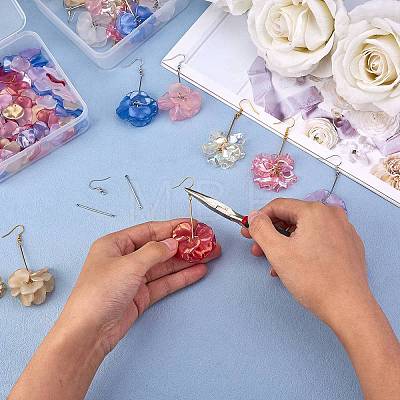 DIY Twist Oval Earring Making Kit DIY-SZ0008-49-1