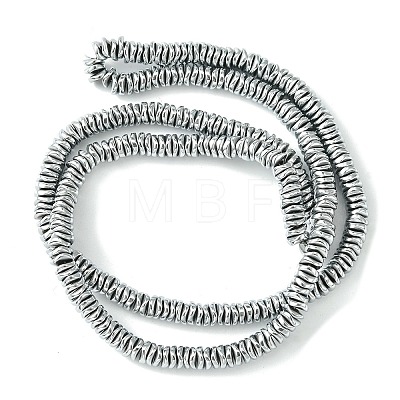 Electroplated Synthetic Non-Magnetic Hematite Beads Strands G-H020-M01-12-1