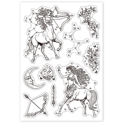 Custom Summer Theme PVC Plastic Clear Stamps DIY-WH0631-0113-1