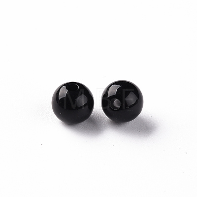 Opaque Acrylic Beads X-MACR-S370-C8mm-S002-1