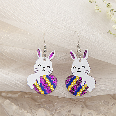 Easter Acrylic Dangle Earrings FS-WG521CC-01-1