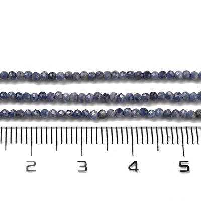 Natural Sapphire Beads Strands G-F509-18A-2mm-1