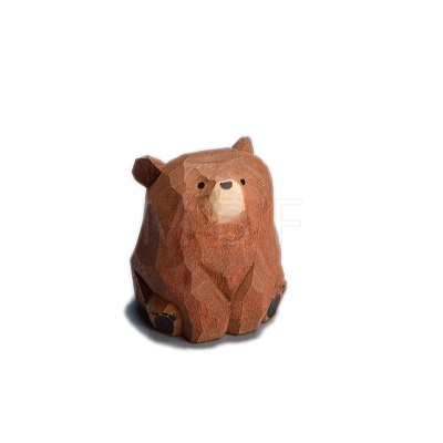 Wooden Carved Bear Display Decorations PW-WG2BF1B-01-1