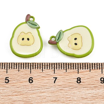 Baking Paint Zinc Alloy Pendants LS-AL-CBA032C-01B-1