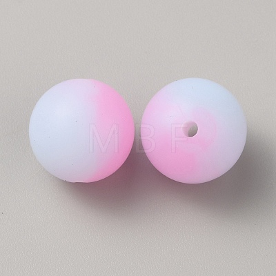 Luminous Round Food Grade Silicone Beads SIL-TAC0007-04L-1