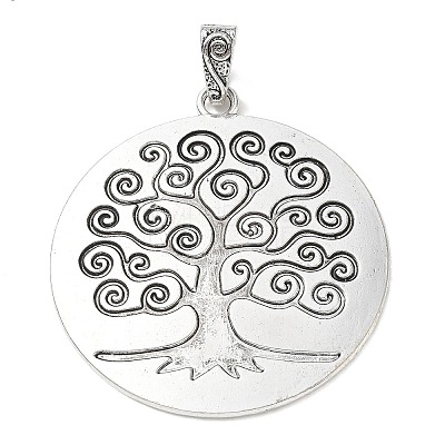 Tibetan Style Alloy Big Pendants AL-CBACA42-11AS-1