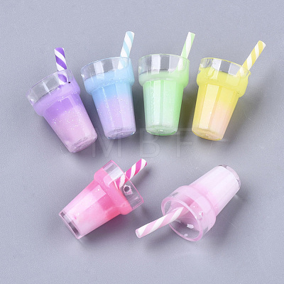 Imitation Juice Glass Pendants CRES-S359-20-1