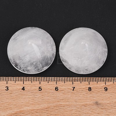 Natural Quartz Crystal Rock Crystal Cabochons G-Q184-01I-1