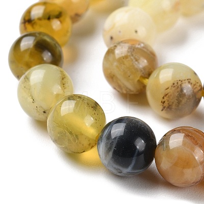 Natural Yellow Opal Beads Strands G-Q1001-A02-02-1