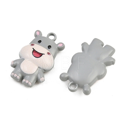 Baking Paint Zinc Alloy Pendants AL-CBA032C-02-1