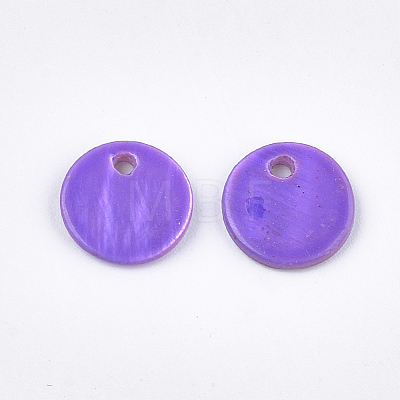Freshwater Shell Charms SHEL-T012-61A-07-1