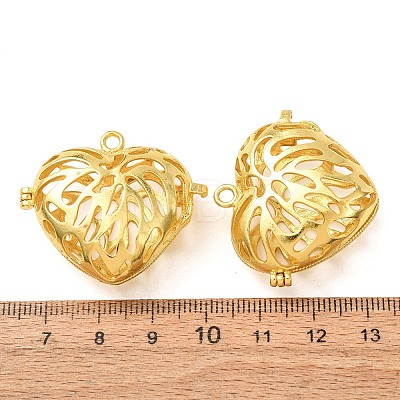 Brass Cage Pendants KK-CBA8ACD-02G-D-1