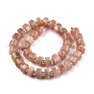 Natural Sunstone Beads Strands G-N327-07L-1