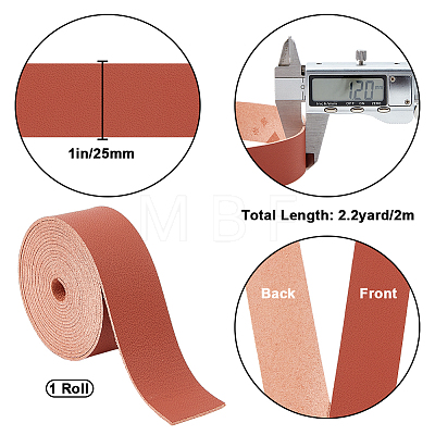 2M Flat Microfiber Imitation Leather Cord FIND-WH0420-75B-02-1
