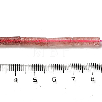 Natural Strawberry Quartz Beads Strands X-G-D464-43-1