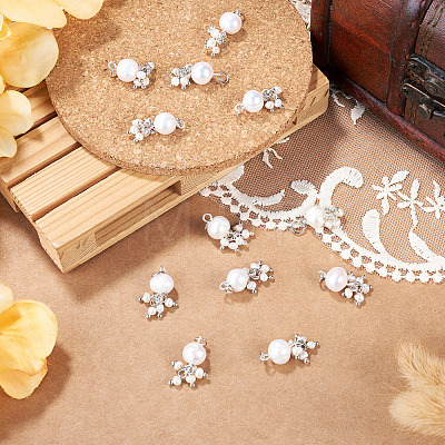 12Pcs Potato Natural Cultured Freshwater Pearl Pendants PALLOY-TA00384-1