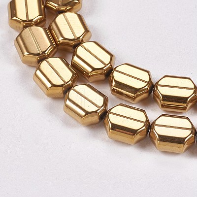 Electroplate Non-magnetic Synthetic Hematite Beads Strands G-P367-J-06-1