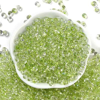 6/0 Spray Paint Glass Seed Beads SEED-H003-11N-1