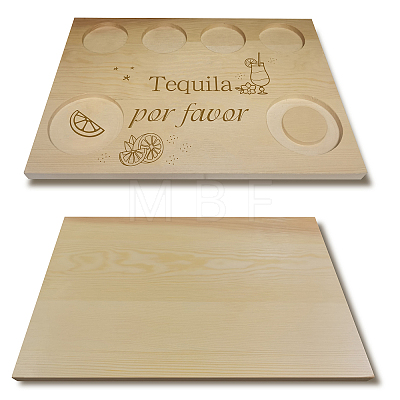 Wooden Wine Serving Tray AJEW-WH0269-011-1