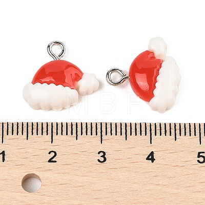 Christmas Theme Opaque Resin Pendants RESI-S08-02D-1