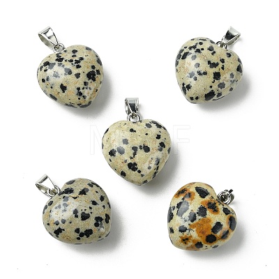 Natural Dalmatian Jasper Pendants G-F820-10A-03-1