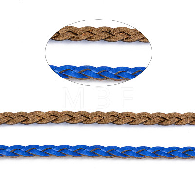 Braided PU Leather Cords LC-S018-10F-1