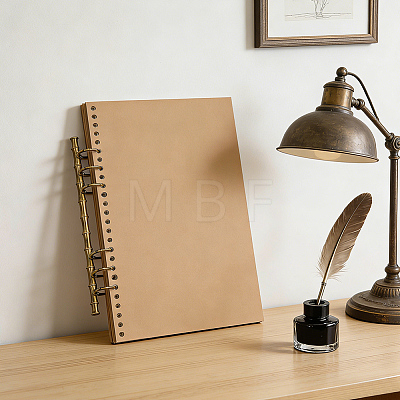 6-Ring Alloy Loose Leaf Book Binder Hinged Rings FIND-WH20042-61B-1