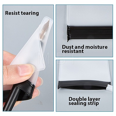 EVA 40Pcs Plastic Zip-lock Bags ABAG-SP0001-18A-06-1