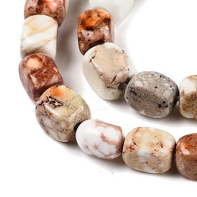 Natural Imperial Jasper Beads Strands G-N342-62K-1