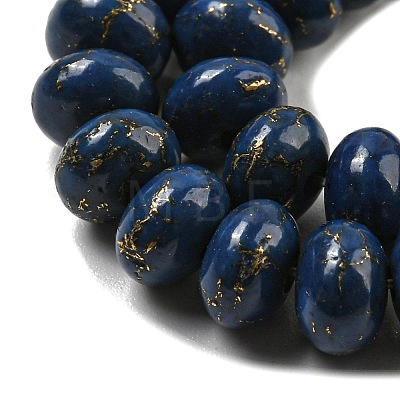 Dyed Synthetic Turquoise Beads Strands G-B070-C02-01-1