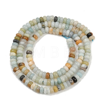Natural Flower Amazonite Beads Strands G-H292-A21-01-1