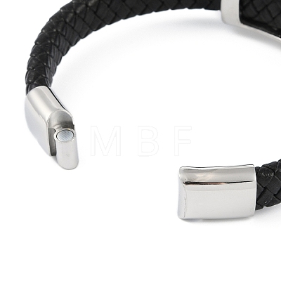 Braided Microfiber Leather Cord Bracelets BJEW-P328-16AS-02-1