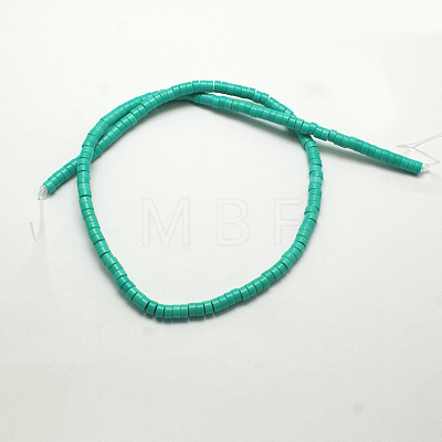 Synthetic Turquoise Beads Strands X-TURQ-G110-5x3mm-09-1
