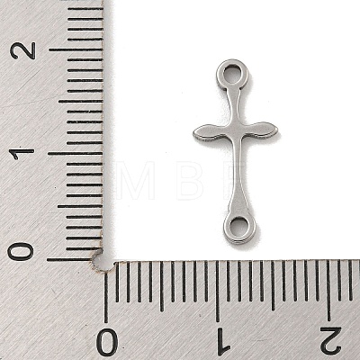 201 Stainless Steel Connector Charms STAS-S146-04P-1