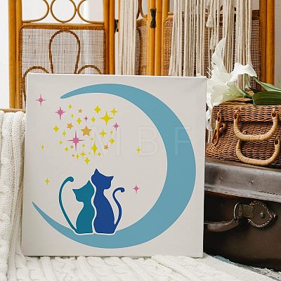 Plastic Reusable Drawing Painting Stencils Templates DIY-WH0172-397-1