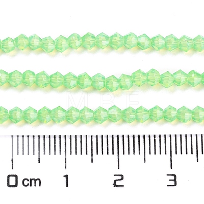 Baking Painted Transparent Glass Beads Strands DGLA-F029-J2mm-01-1