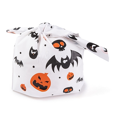 100Pcs Rabbit Shaped Halloween Candy Plastic Bags ABAG-U001-02J-1