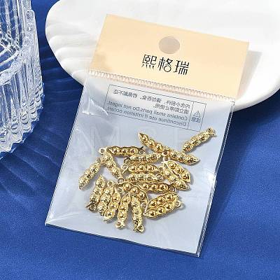 SHEGRACE Brass Pea Charms XGR0166G-102G-1