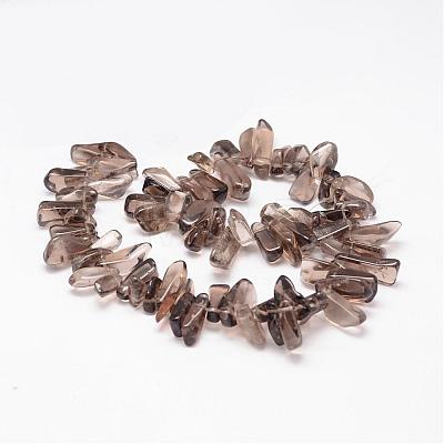 Natural Smoky Quartz Beads Strands G-K115-06-1