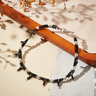 2 Strands Natural Black Tourmaline Beads Strands G-OC0005-30-1