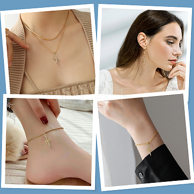 6Pcs Brass Pendants KK-BBC0026-01G-1