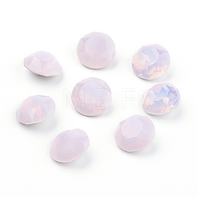 Pointed Back & Back Plated K9 Glass Rhinestone Cabochons X-RGLA-J012-10mm-395-1