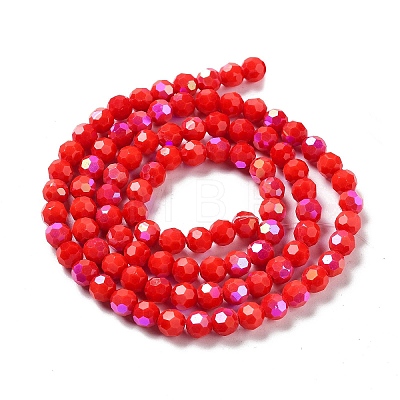 Opaque Glass Beads Strands EGLA-A035-P6mm-L03-1