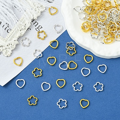 50Pcs Tibetan Style Alloy Bead Frame TIBEB-FS0001-10AG-1