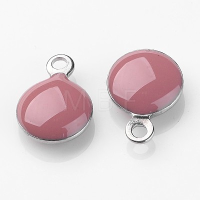 Stainless Steel Enamel Charms X-STAS-P049-02-1