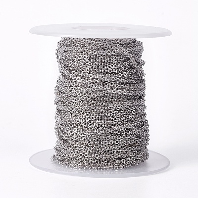Tarnish Resistant 304 Stainless Steel Cable Chain STAS-I107-11P-1