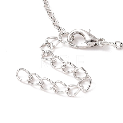 Retro Alloy Tree of Life Pendant Necklace for Men Women NJEW-B085-03-1