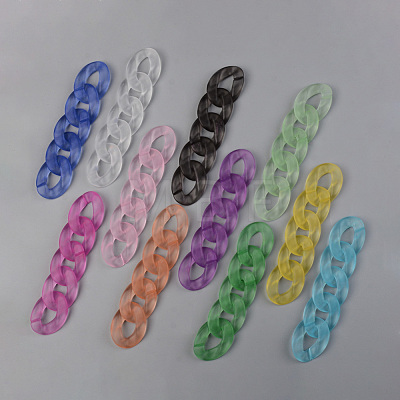 Transparent Acrylic Linking Rings OACR-T024-01-K-1
