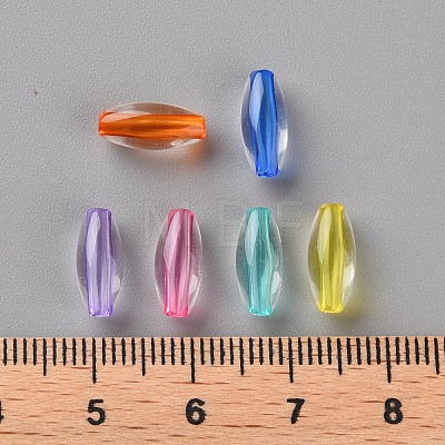 Transparent Acrylic Beads TACR-S154-07A-1